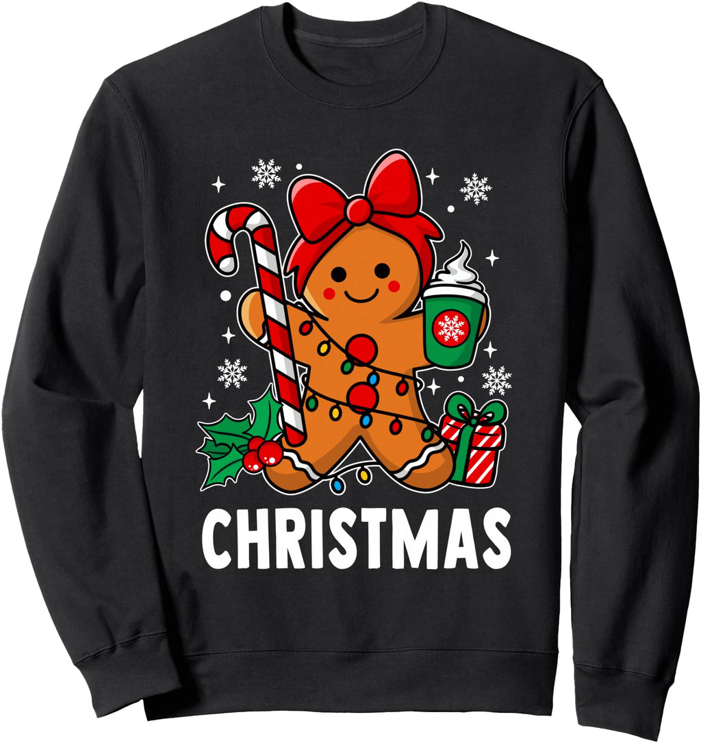 Authentic Merry Candy Cane Sweatshirt - Custom Art Print Men Women - T-Shirt, Sweatshirt, Hoodie