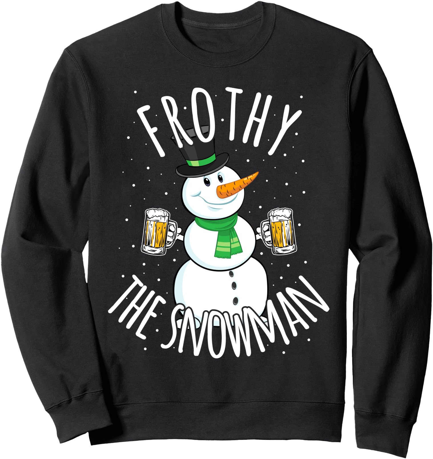 Beer Snowman Mens Womens Artist T-Shirt - Streetwear Style Unisex - T-Shirt, Sweatshirt, Hoodie