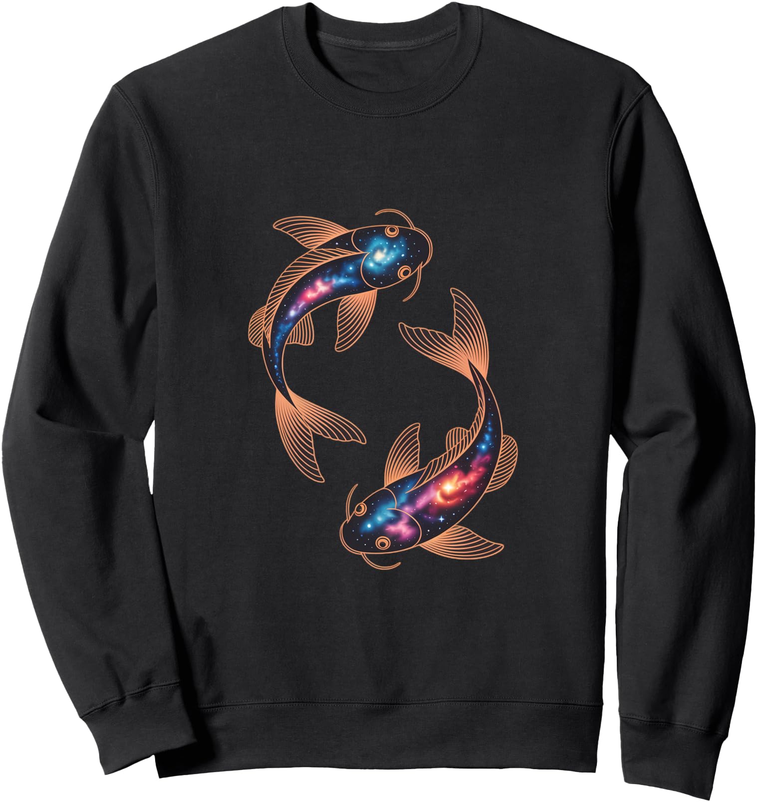 Koi Fish Japanese Asia Carp Exclusive Sweatshirt - Custom Art Print Unisex - T-Shirt, Sweatshirt, Hoodie