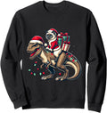 Original Siamese Cat Rides Santa T Rex Hoodie - Streetwear Style Men Women - T-Shirt, Sweatshirt, Hoodie