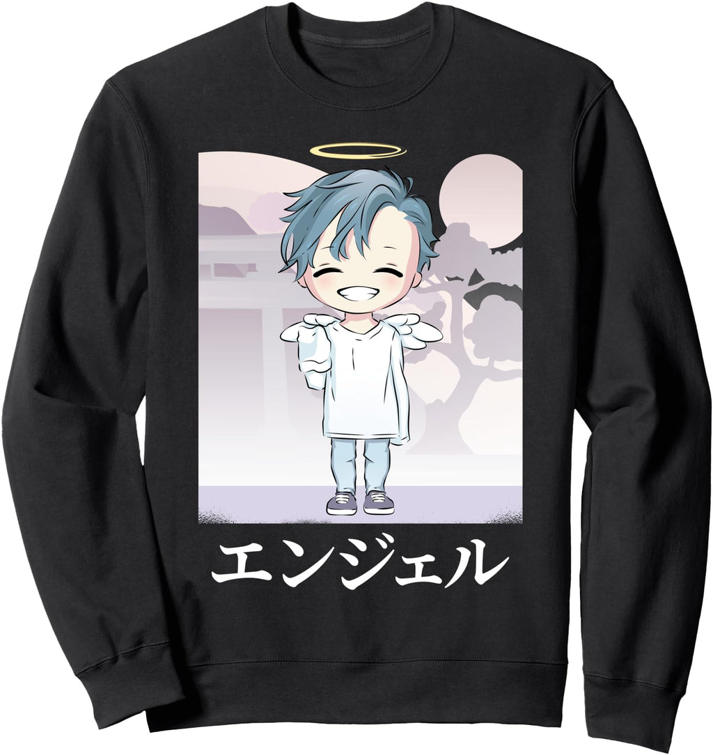 Exclusive Kawaii Anime Angel Otaku Hoodie - Unique Graphic for Adults - T-Shirt, Sweatshirt, Hoodie