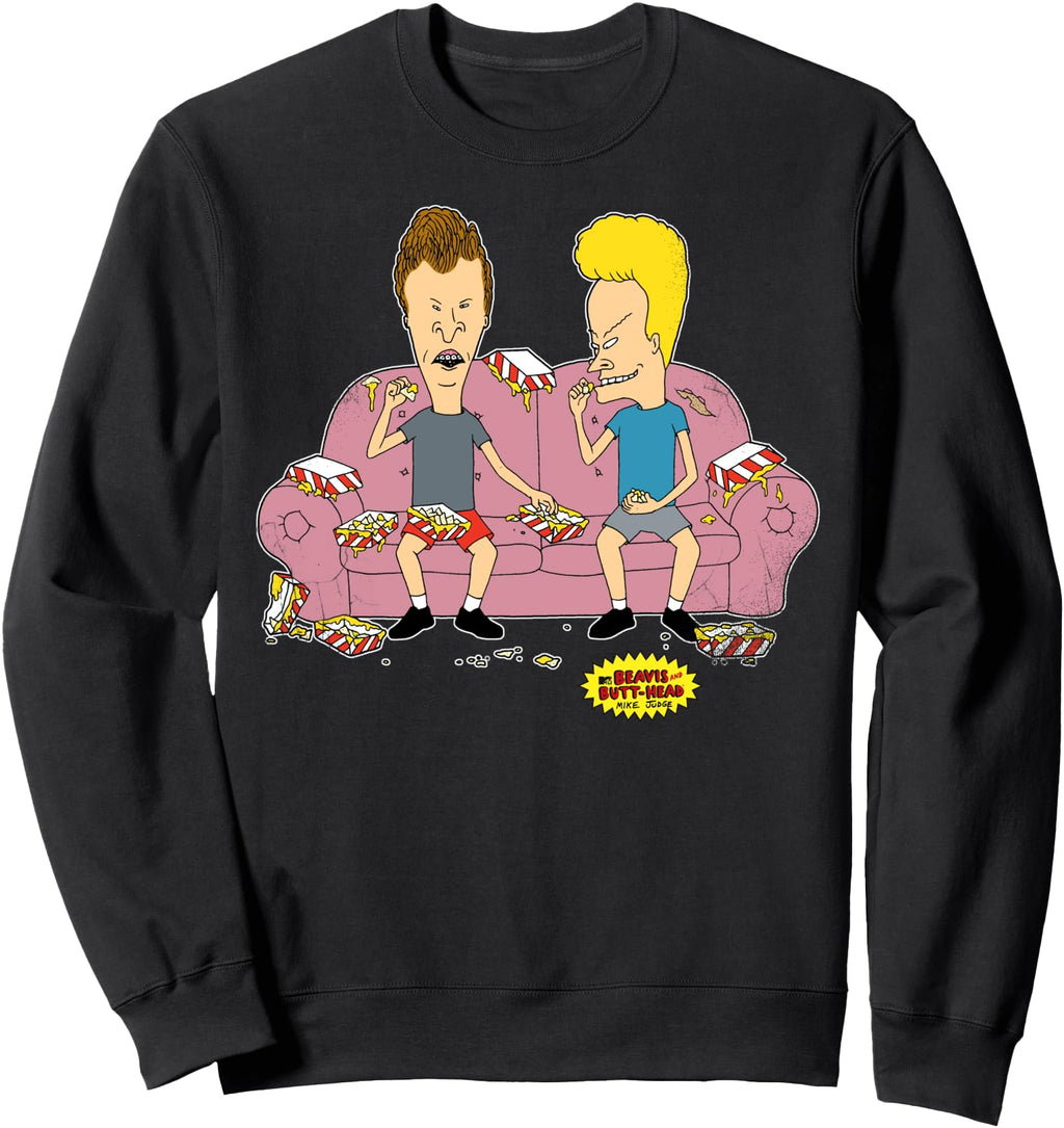 Original Beavis And Butt Head Sweatshirt - Casual Everyday Wear Unisex - T-Shirt, Sweatshirt, Hoodie