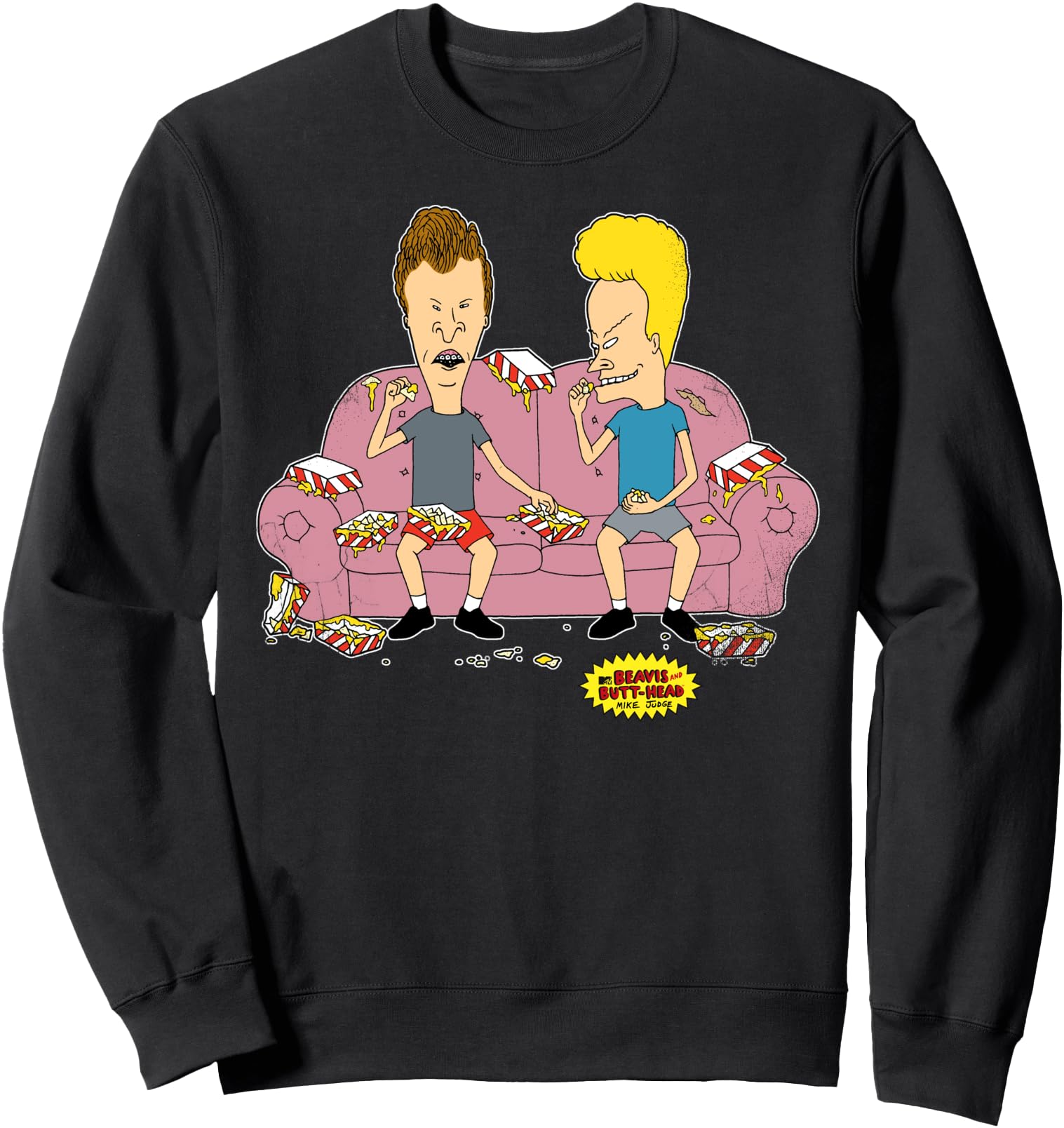Original Beavis And Butt Head Sweatshirt - Casual Everyday Wear Unisex - T-Shirt, Sweatshirt, Hoodie
