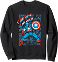 Marvel Comics Captain America Epic T-Shirt - Novelty Apparel Men Women - T-Shirt, Sweatshirt, Hoodie