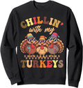Authentic Thanksgiving Family Turkey Sweatshirt - Unique Graphic Unisex - T-Shirt, Sweatshirt, Hoodie