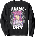 Handcrafted Anime Is My Dna Anime T-Shirt - Aesthetic Graphic for Adults - T-Shirt, Sweatshirt, Hoodie