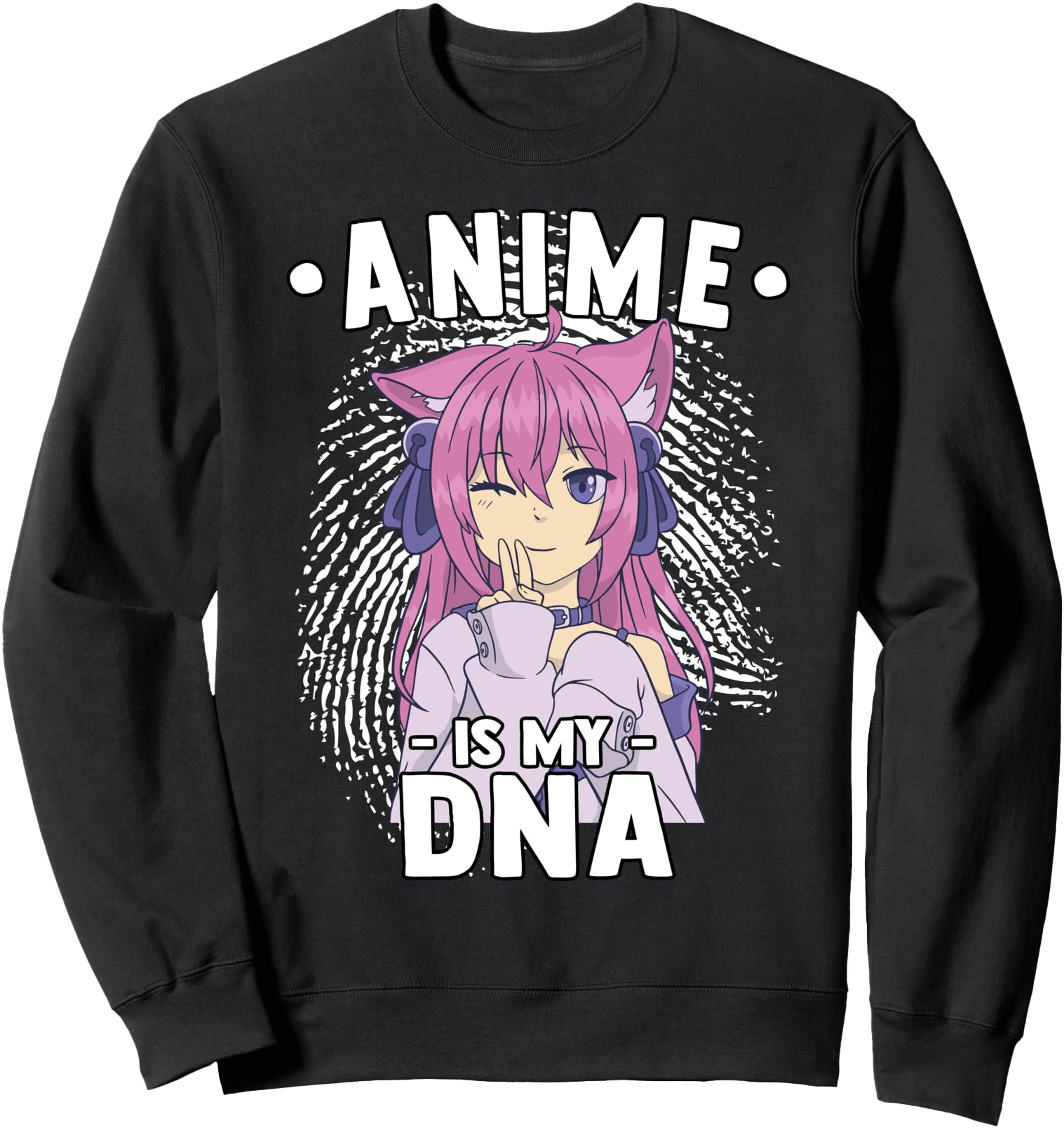 Handcrafted Anime Is My Dna Anime T-Shirt - Aesthetic Graphic for Adults - T-Shirt, Sweatshirt, Hoodie