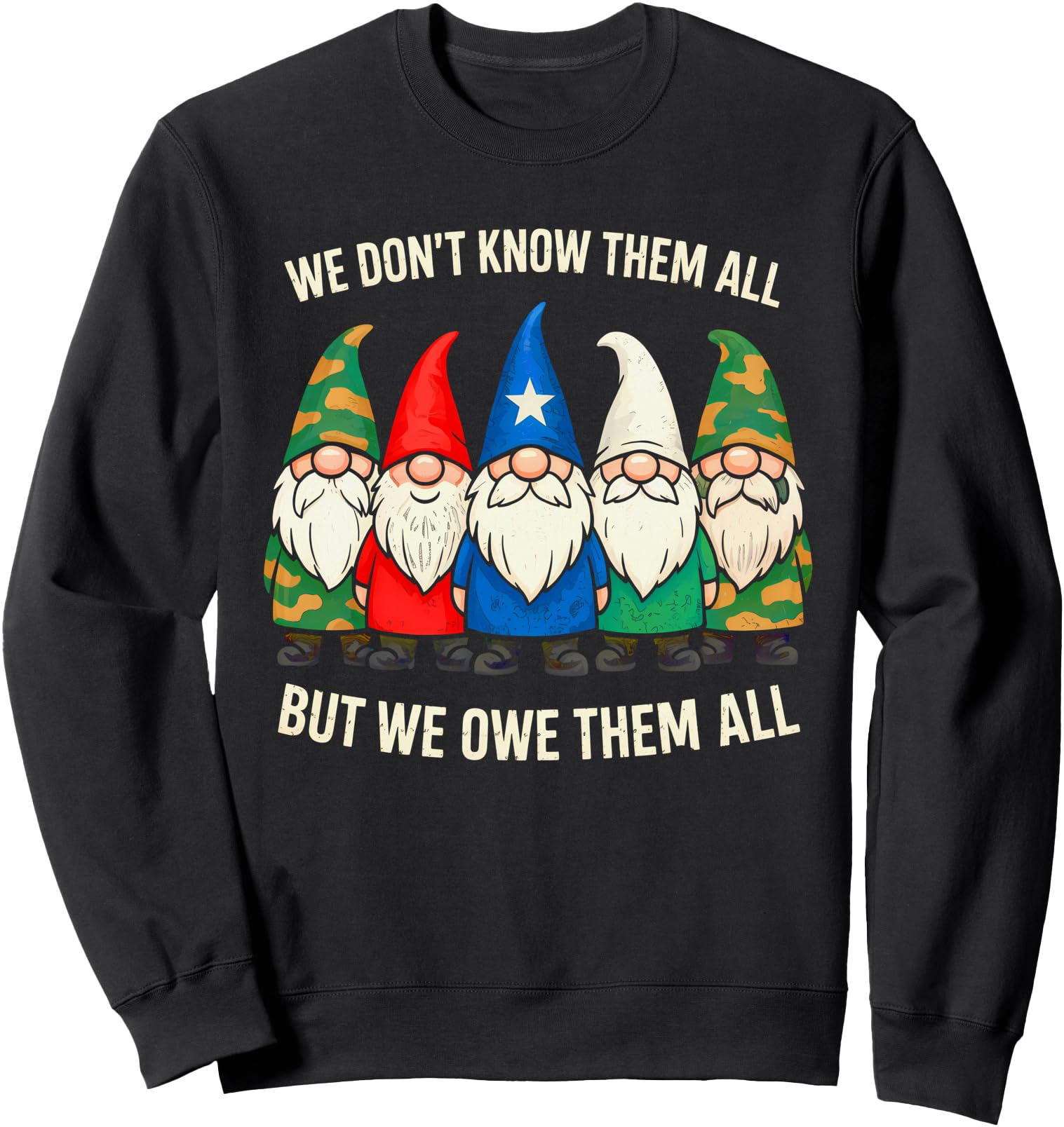 We Don T Know Them All Patriotic Gnome Hoodie - Fun Novelty Design Unisex - T-Shirt, Sweatshirt, Hoodie