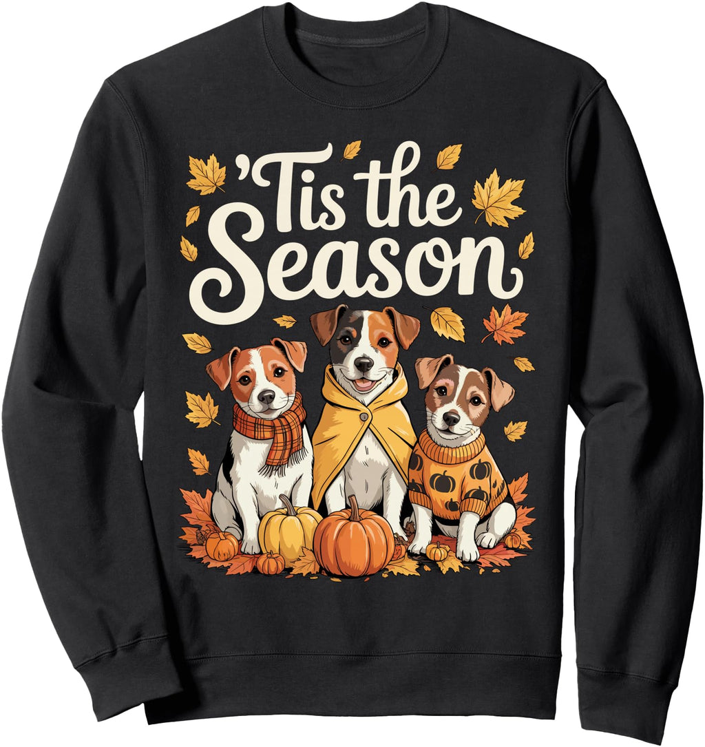 Authentic Tis Season Jack Russell Sweatshirt - Unique Graphic for Adults - T-Shirt, Sweatshirt, Hoodie