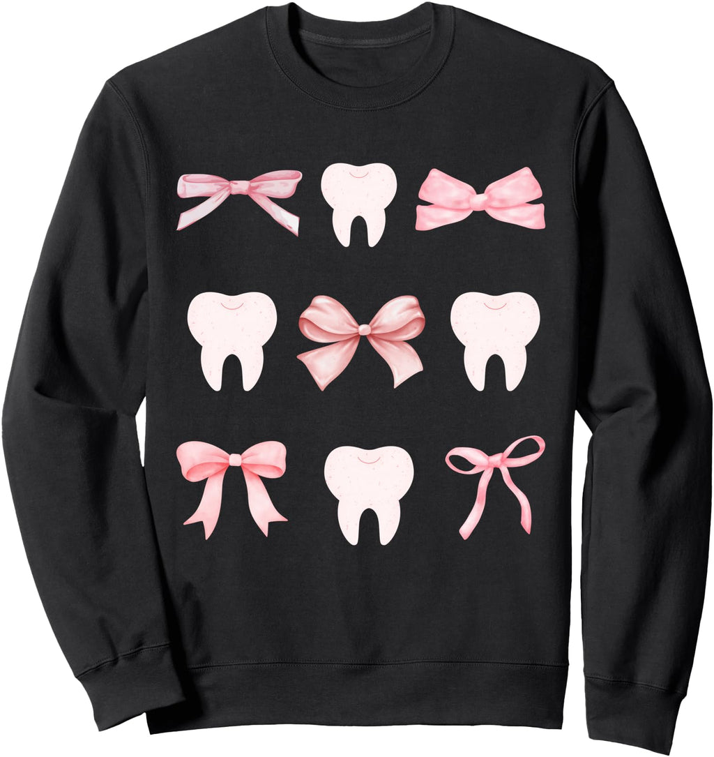 Authentic Girly Dental Crew Sweatshirt - Streetwear Style for Adults - T-Shirt, Sweatshirt, Hoodie