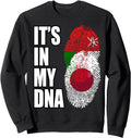 Omani And Japanese Heritage Dna Flag Rare Hoodie - Graphic Print for Adults - T-Shirt, Sweatshirt, Hoodie