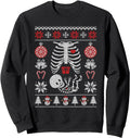 Skeleton Ugly Pregnant Mom Pjs Sweatshirt - Custom Art Print Men Women - T-Shirt, Sweatshirt, Hoodie