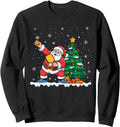 Santa Playing Pickleball Tree Lights Hoodie - Trendy Graphic Unisex - T-Shirt, Sweatshirt, Hoodie