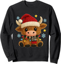 Crochet Yarn Highland Cow Western Girly T-Shirt - Unique Graphic Unisex - T-Shirt, Sweatshirt, Hoodie