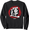 Handcrafted Luck Japanese Symbol Sweatshirt - Aesthetic Graphic Men Women - T-Shirt, Sweatshirt, Hoodie