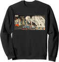 Original Skeleton And Witch Japanese Hoodie - Aesthetic Graphic Men Women - T-Shirt, Sweatshirt, Hoodie