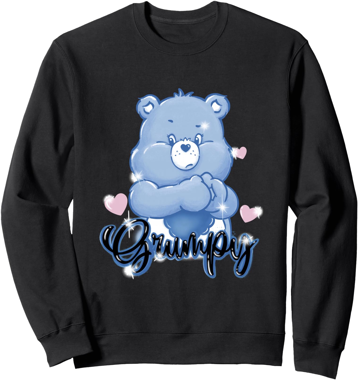 Authentic Care Bears Grumpy Sparkle Sweatshirt - Trendy Graphic for Adults - T-Shirt, Sweatshirt, Hoodie