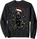 Handcrafted Black Labrador Tree Light Hoodie - Custom Art Print Unisex - T-Shirt, Sweatshirt, Hoodie