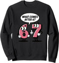 Original What Comes After 6 Six 7 Sweatshirt - Minimalist Print for Adults - T-Shirt, Sweatshirt, Hoodie