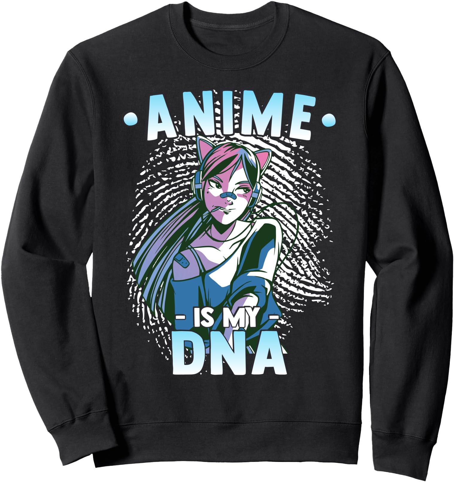 Handcrafted Anime Otaku Anime Is My Hoodie - Aesthetic Graphic for Adults - T-Shirt, Sweatshirt, Hoodie