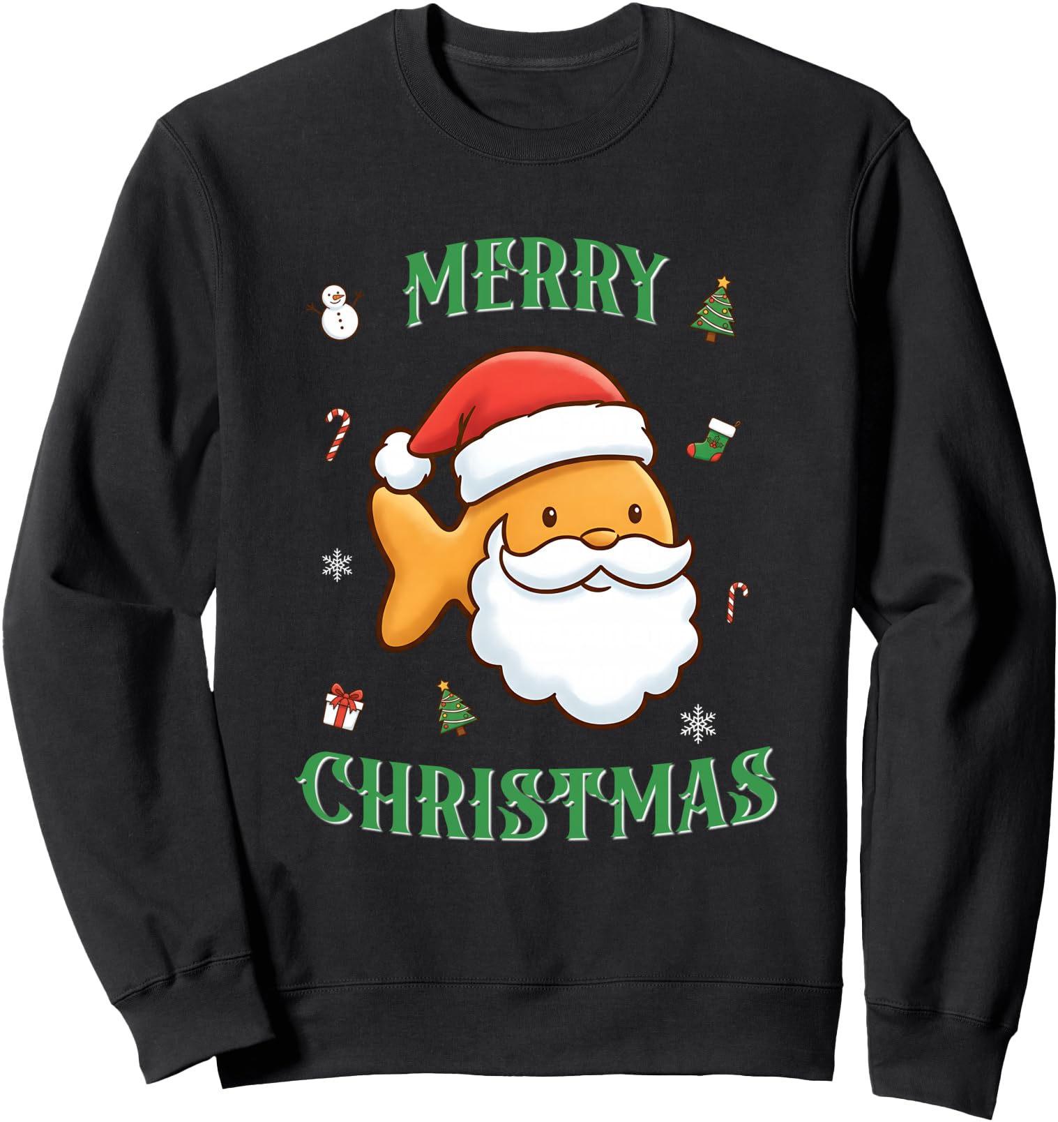 Authentic Santa Goldfish Cracker Artist Hoodie - Fun Novelty Design Unisex - T-Shirt, Sweatshirt, Hoodie