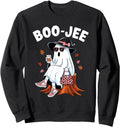 Original Boo Jee Ghost Halloween Hoodie - Casual Everyday Wear for Adults - T-Shirt, Sweatshirt, Hoodie