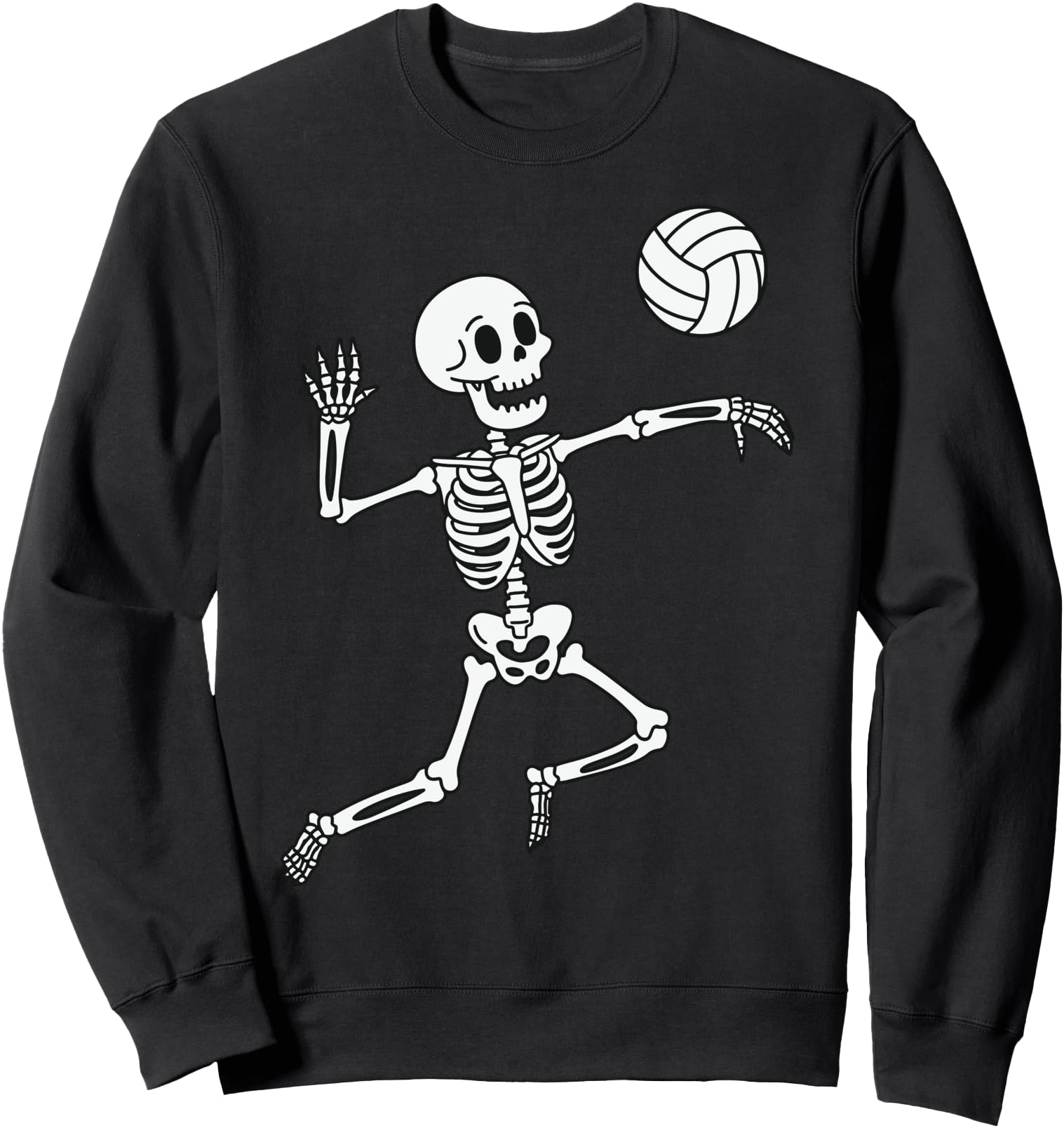Skeleton Playing Volleyball Artist T-Shirt - Unique Graphic for Adults - T-Shirt, Sweatshirt, Hoodie