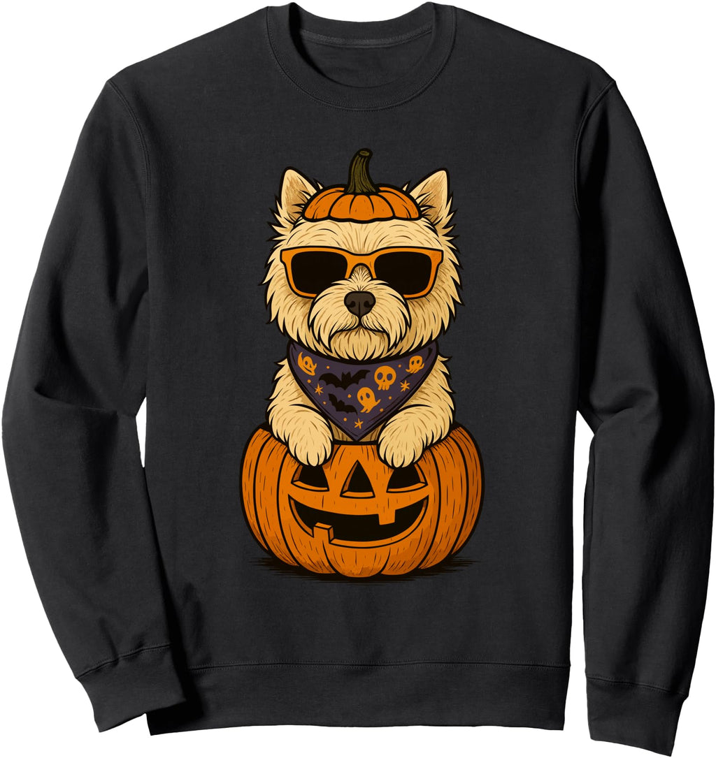 Authentic Spooky Cairn Terrier T-Shirt - Casual Everyday Wear Unisex - T-Shirt, Sweatshirt, Hoodie
