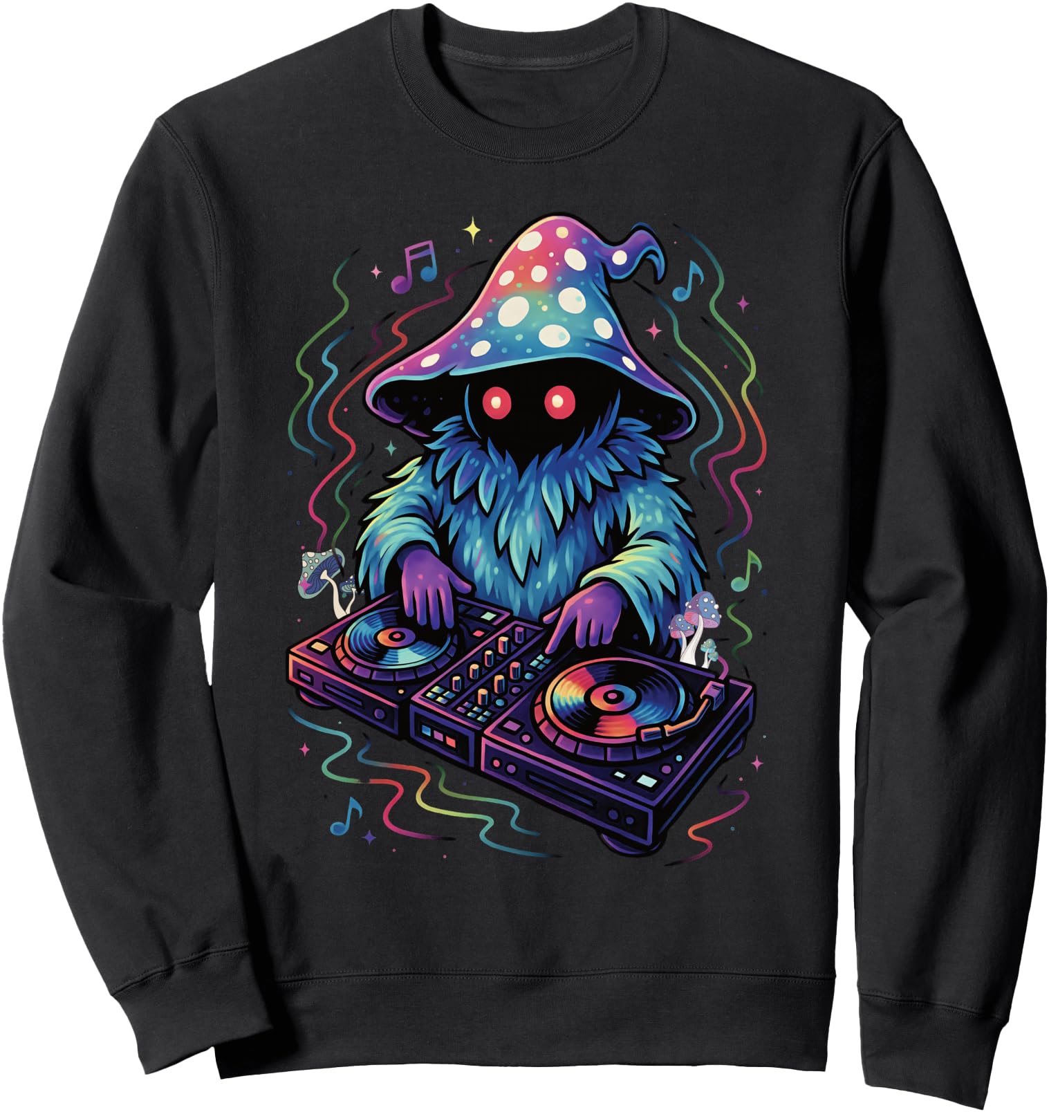 Handcrafted Edm Rave Outfits Festival Hoodie - Custom Art Print Men Women - T-Shirt, Sweatshirt, Hoodie