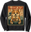 Exclusive Kawaii Ramen Corgi T-Shirt - Streetwear Style for Adults - T-Shirt, Sweatshirt, Hoodie