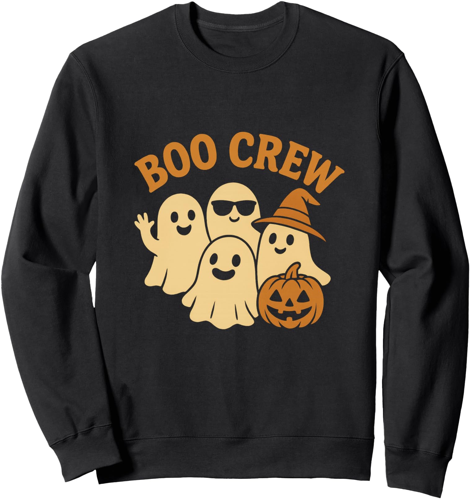Handcrafted Ghostly Crew Halloween T-Shirt - Novelty Apparel Men Women - T-Shirt, Sweatshirt, Hoodie