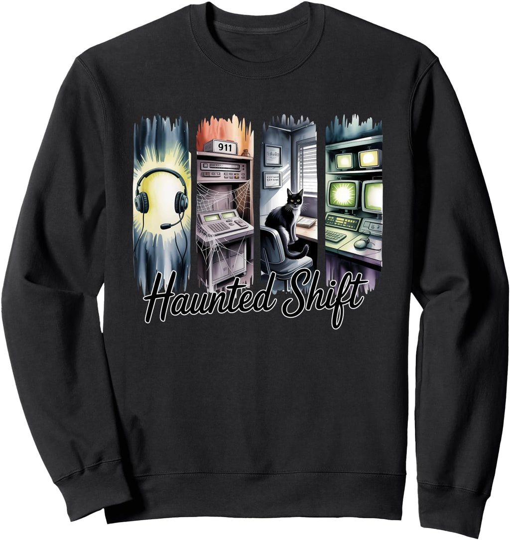 911 Dispatcher Halloween Police T-Shirt - Aesthetic Graphic Unisex - T-Shirt, Sweatshirt, Hoodie