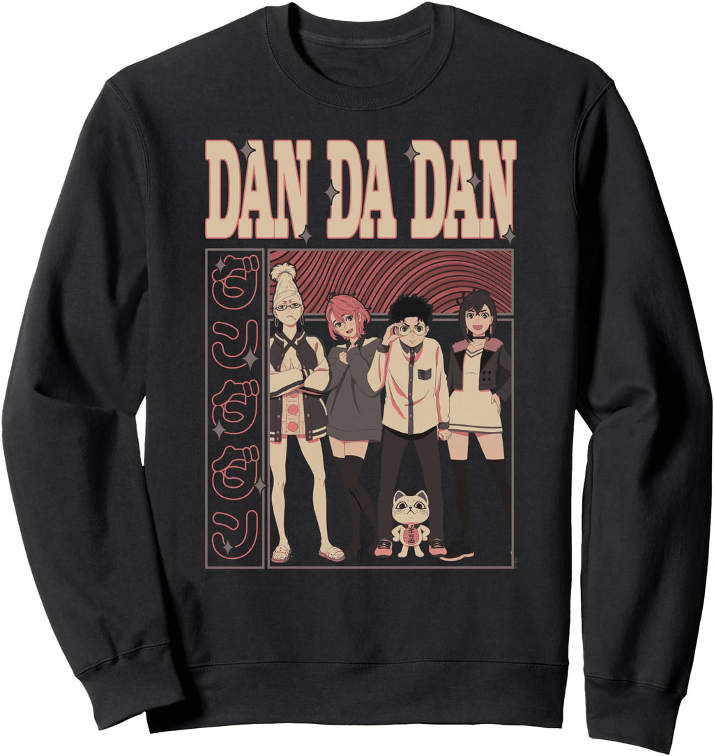 Dan Da Dan Cast Characters Kanji Anime T-Shirt - Trendy Graphic Men Women - T-Shirt, Sweatshirt, Hoodie