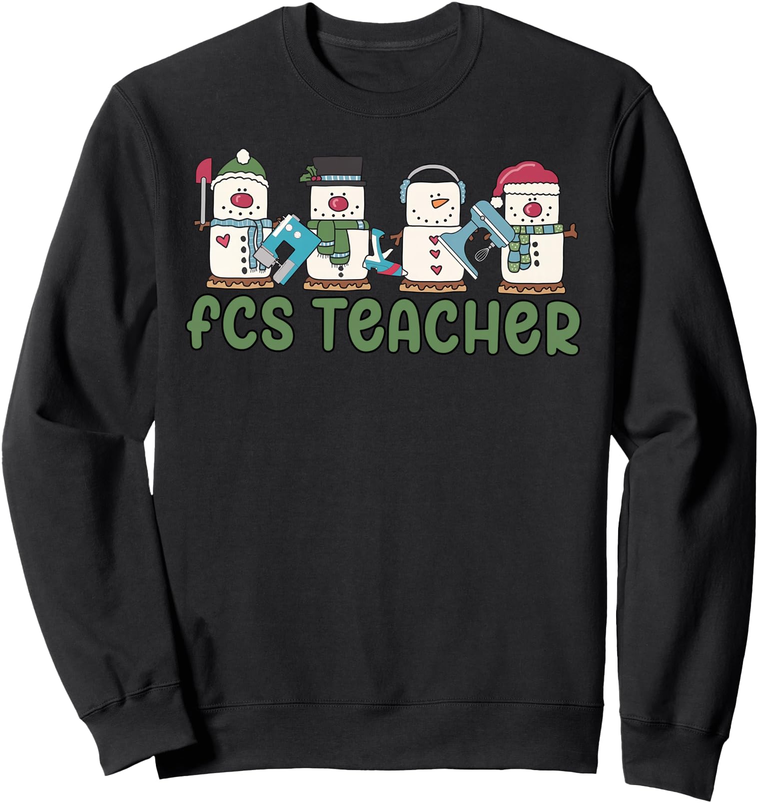 Authentic Snowman Fcs Teacher Family Hoodie - Aesthetic Graphic Men Women - T-Shirt, Sweatshirt, Hoodie