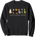 Handcrafted Just Spooky Goose Sweatshirt - Fun Novelty Design for Adults - T-Shirt, Sweatshirt, Hoodie