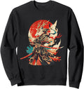 Handcrafted Samurai Fox Warrior Hoodie - Trendy Graphic for Adults - T-Shirt, Sweatshirt, Hoodie