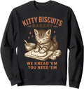 Authentic Kitty Biscuits Bakery We Knead Hoodie - Graphic Print for Adults - T-Shirt, Sweatshirt, Hoodie