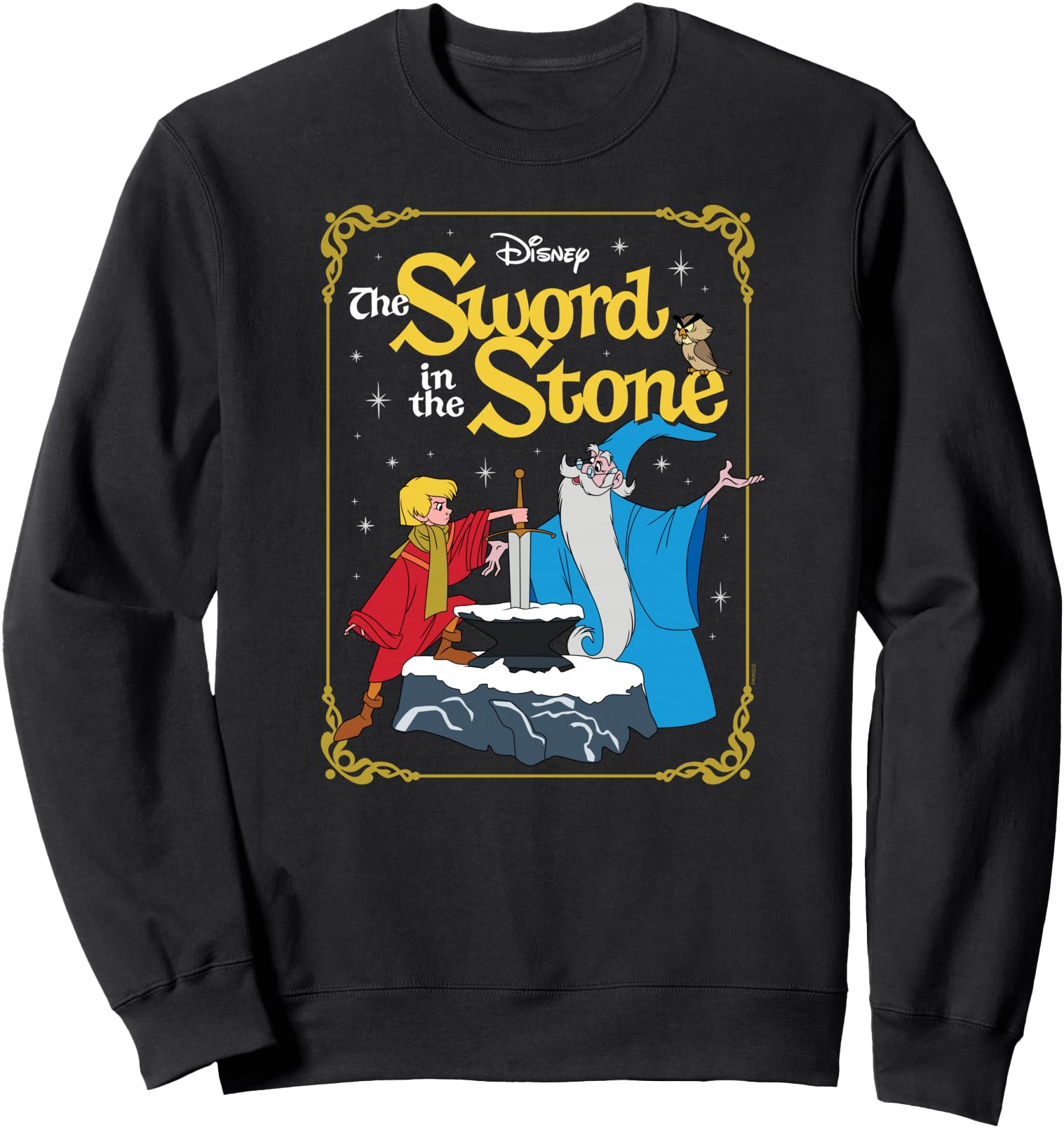 Handcrafted Sword And Stone Sword Sweatshirt - Casual Everyday Wear Unisex - T-Shirt, Sweatshirt, Hoodie