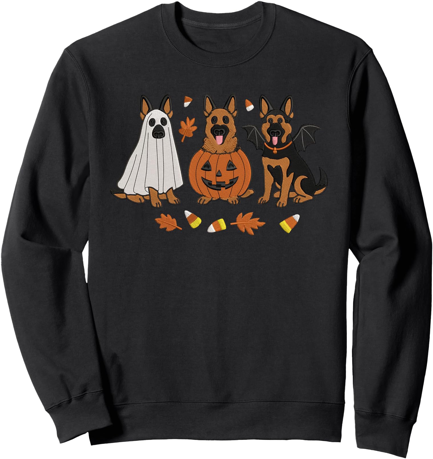 Spooky Shepherd Squad Halloween T-Shirt - Casual Everyday Wear Men Women - T-Shirt, Sweatshirt, Hoodie