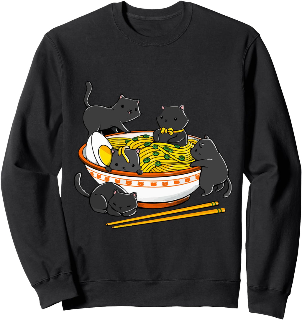 Authentic Kawaii Anime Cat Japanese T-Shirt - Casual Everyday Wear Unisex - T-Shirt, Sweatshirt, Hoodie
