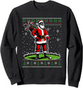 African American Santa Golf Ugly Artist Hoodie - Unique Graphic Men Women - T-Shirt, Sweatshirt, Hoodie