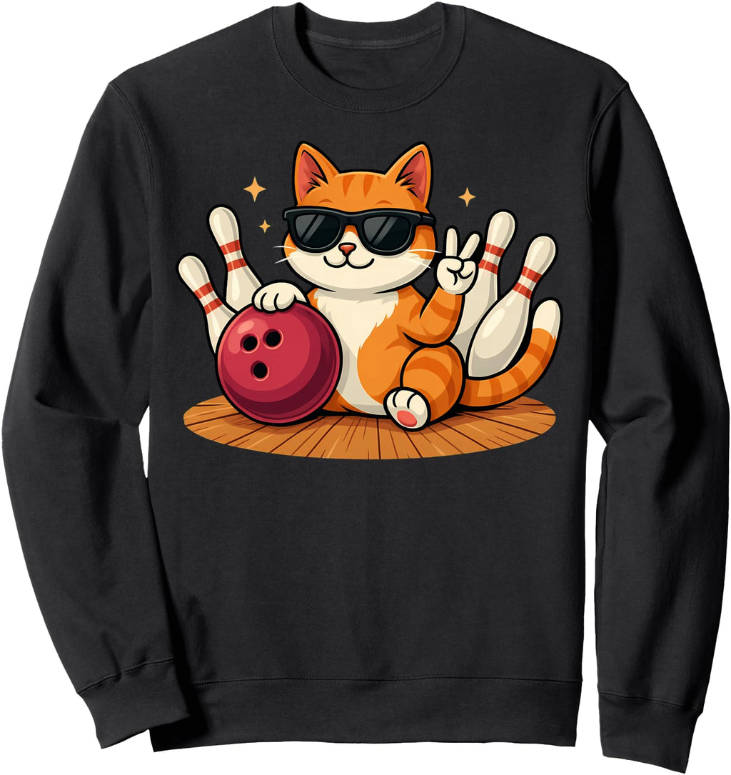 Authentic Cat Sunglasses Cat Playing Hoodie - Aesthetic Graphic Unisex - T-Shirt, Sweatshirt, Hoodie