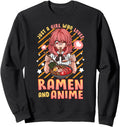 Authentic Just Who Loves Anime And T-Shirt - Aesthetic Graphic Unisex - T-Shirt, Sweatshirt, Hoodie