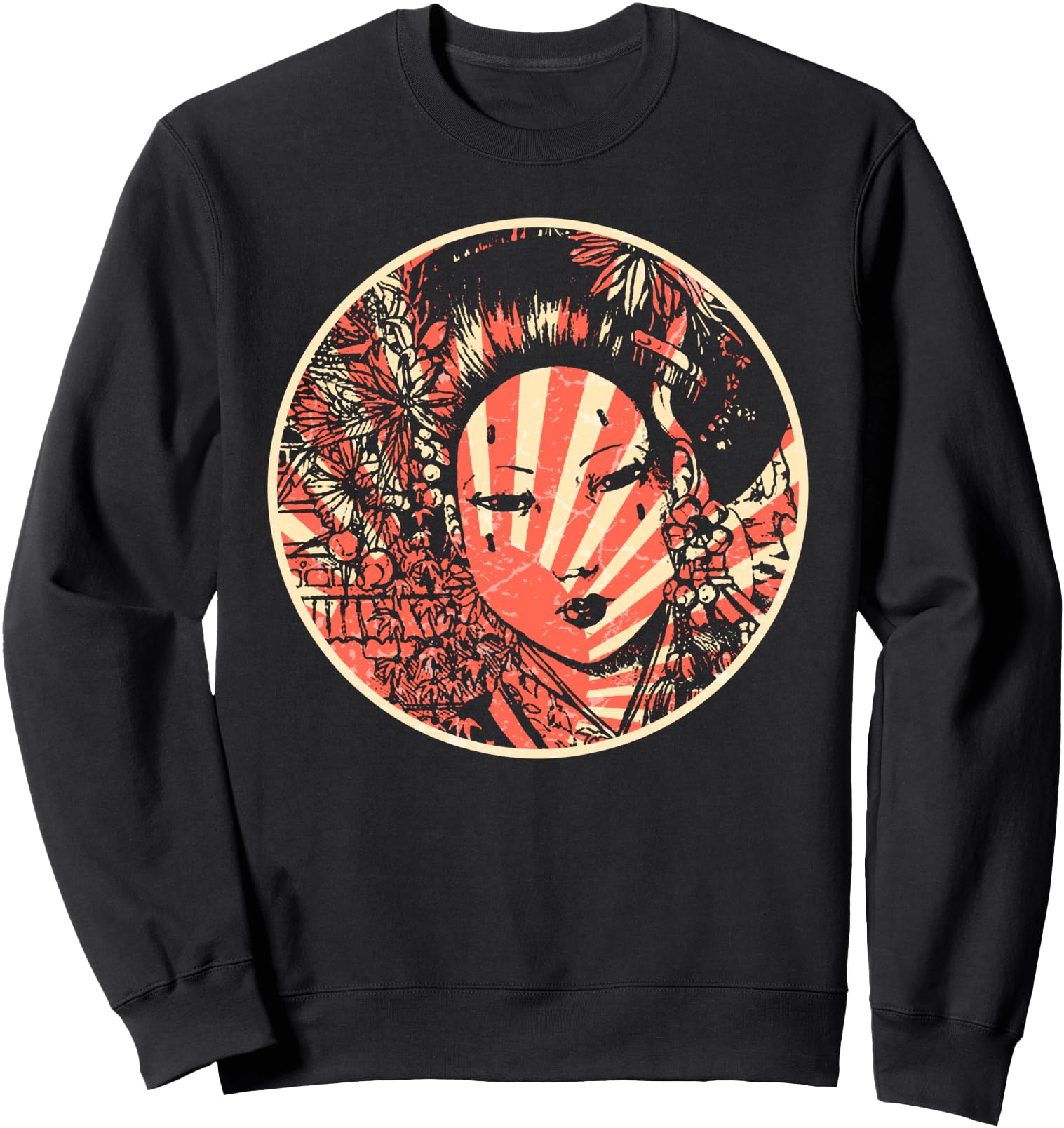 Authentic Japan Japanese Geisha Rare Sweatshirt - Trendy Graphic Unisex - T-Shirt, Sweatshirt, Hoodie