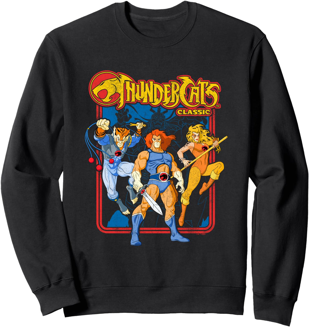 Thundercats Bring Thunder Comic Group Sweatshirt - Streetwear Style Unisex - T-Shirt, Sweatshirt, Hoodie