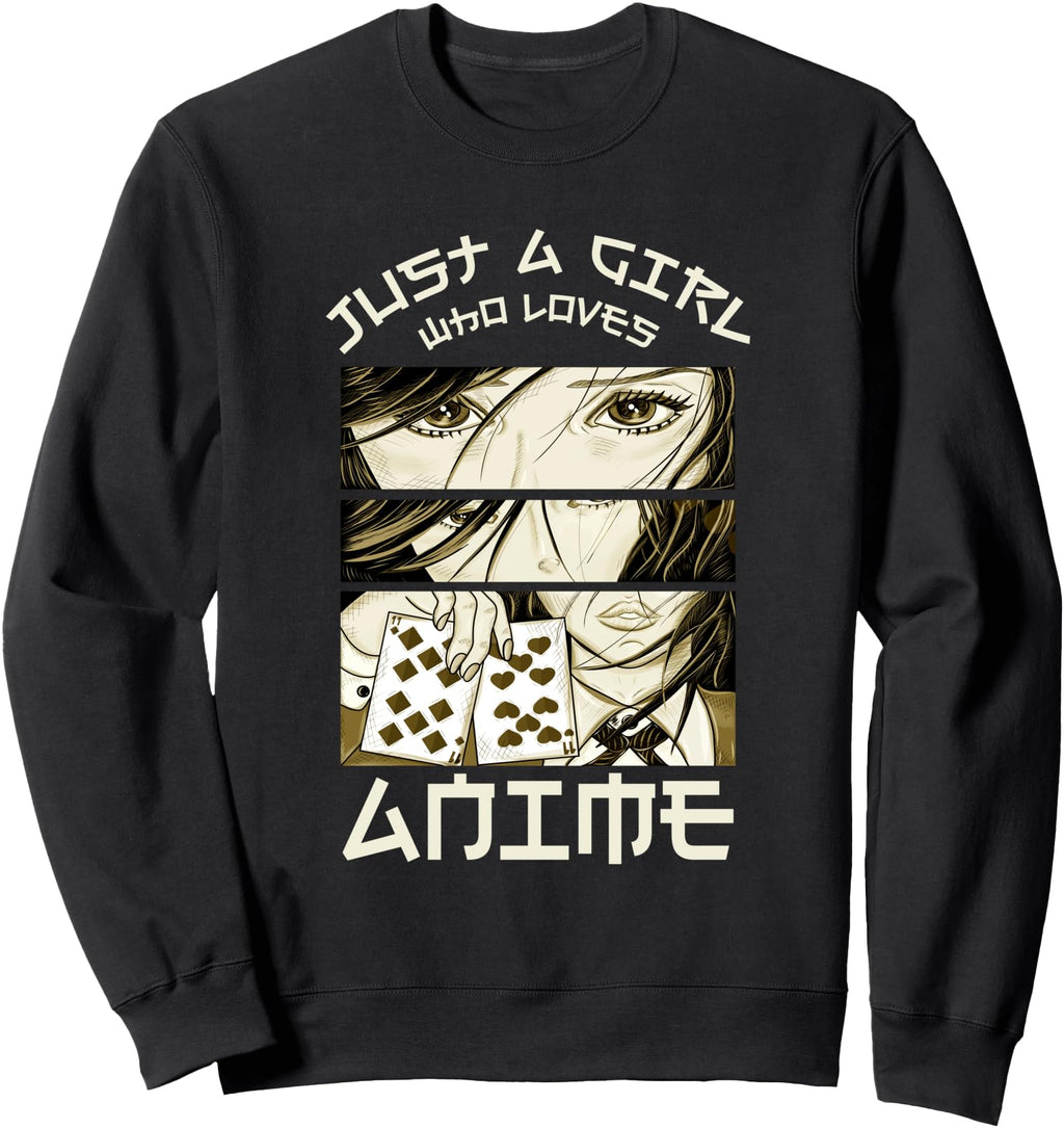 Original Just Who Loves Anime T-Shirt - Trendy Graphic for Adults - T-Shirt, Sweatshirt, Hoodie