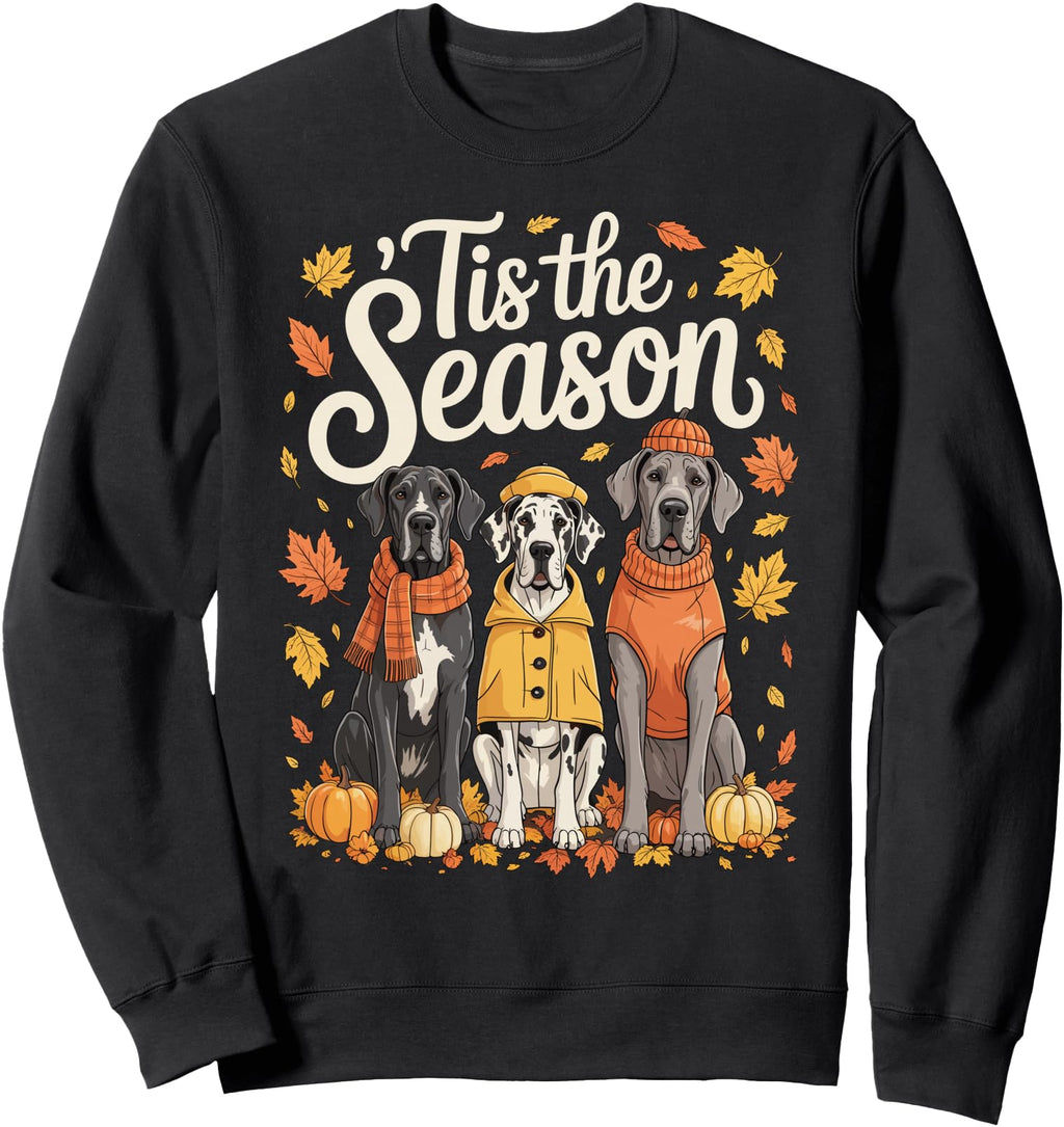 Exclusive Tis Season Great Dane Sweatshirt - Casual Everyday Wear Unisex - T-Shirt, Sweatshirt, Hoodie
