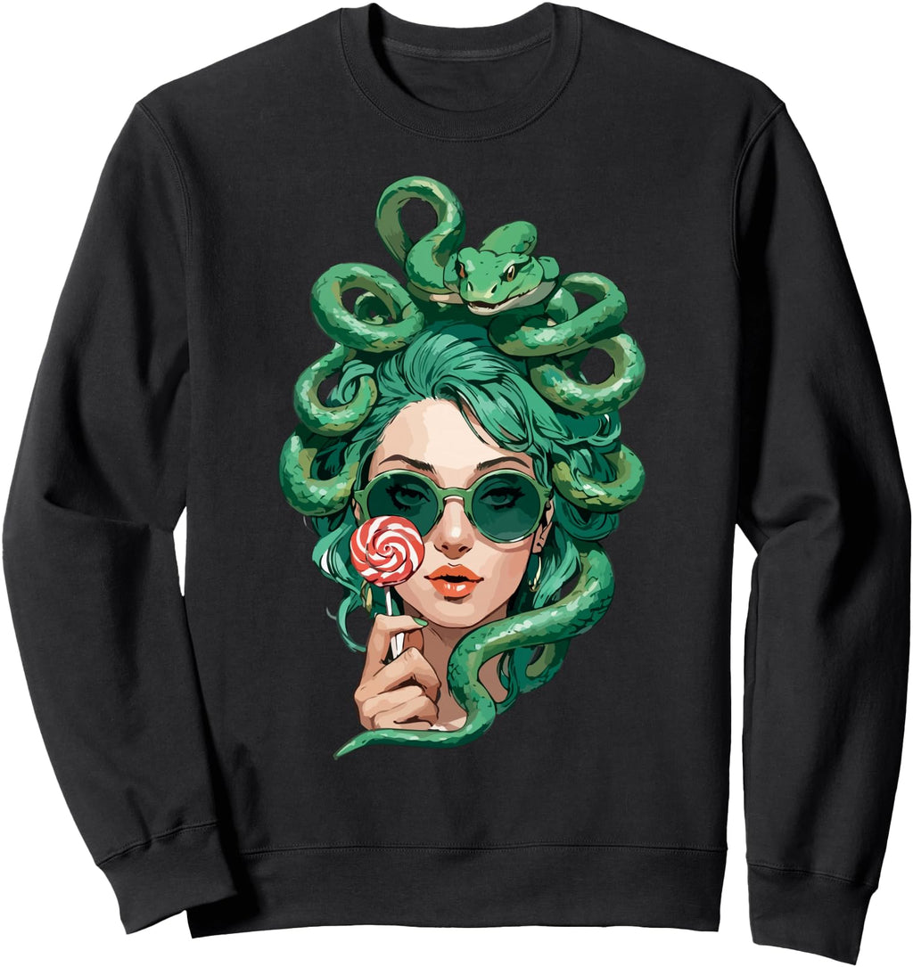 Exclusive Medusa Hippie Psychedelic Hoodie - Streetwear Style Unisex - T-Shirt, Sweatshirt, Hoodie