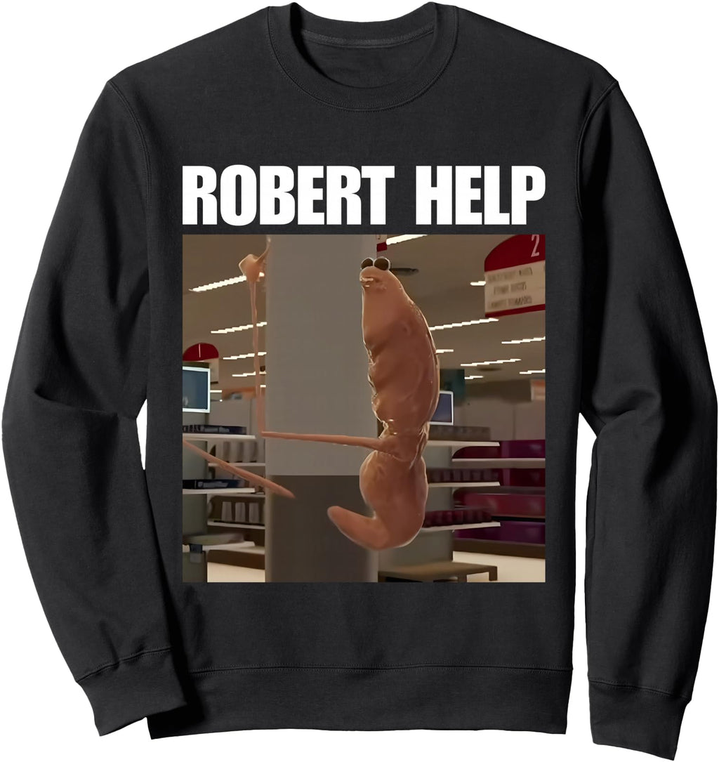 Original Robert Help Marcus Worm Hoodie - Trendy Graphic Unisex - T-Shirt, Sweatshirt, Hoodie