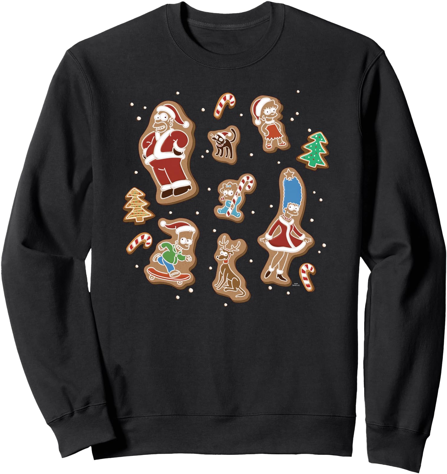 Handcrafted Simpsons Gingerbread Hoodie - Streetwear Style Men Women - T-Shirt, Sweatshirt, Hoodie
